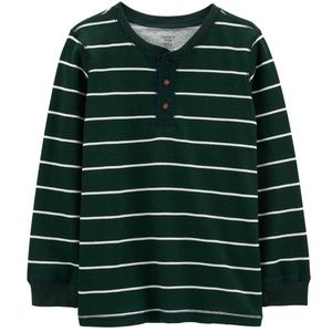 Carter’s Boys Striped Thermal Henley Tee Shirt